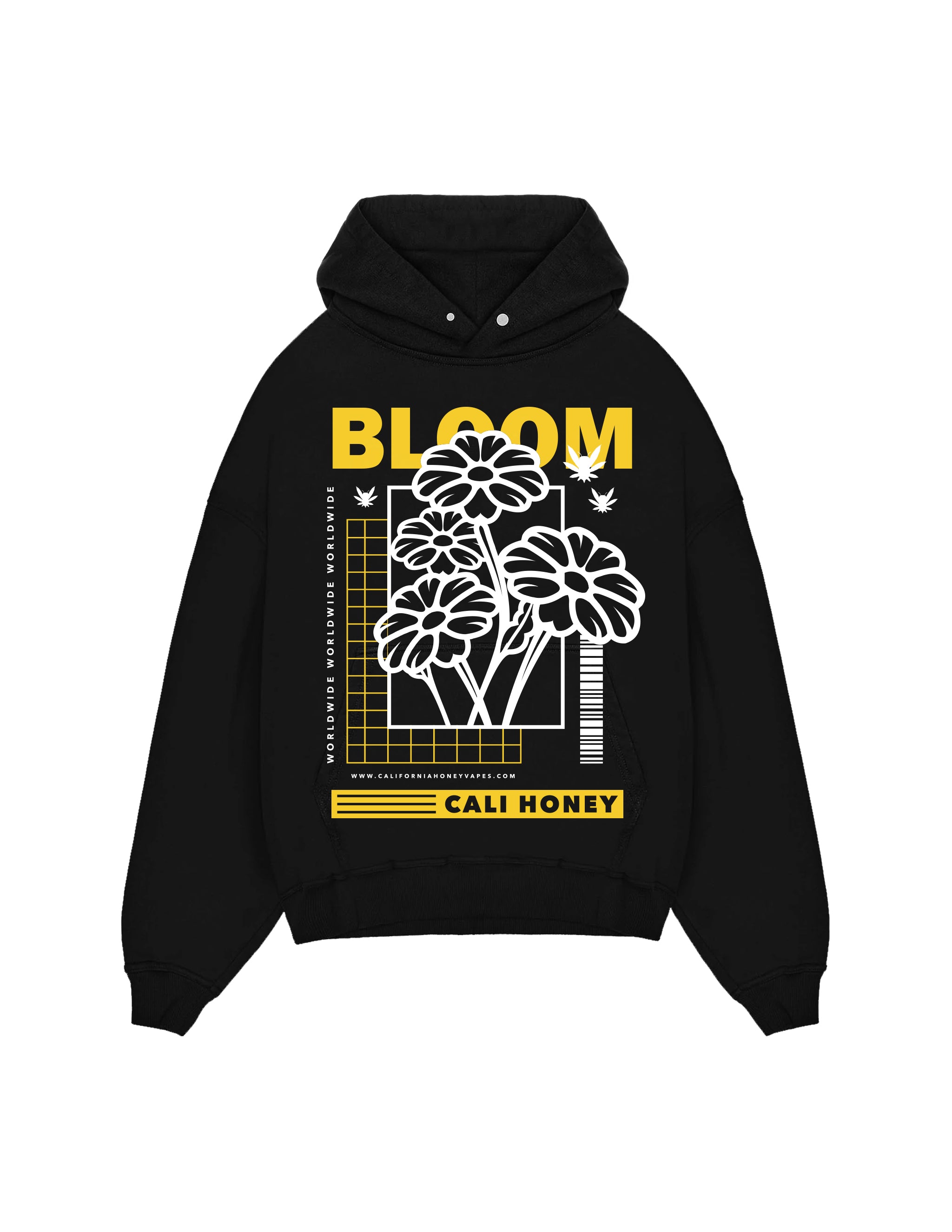Bloom Hoodie Black