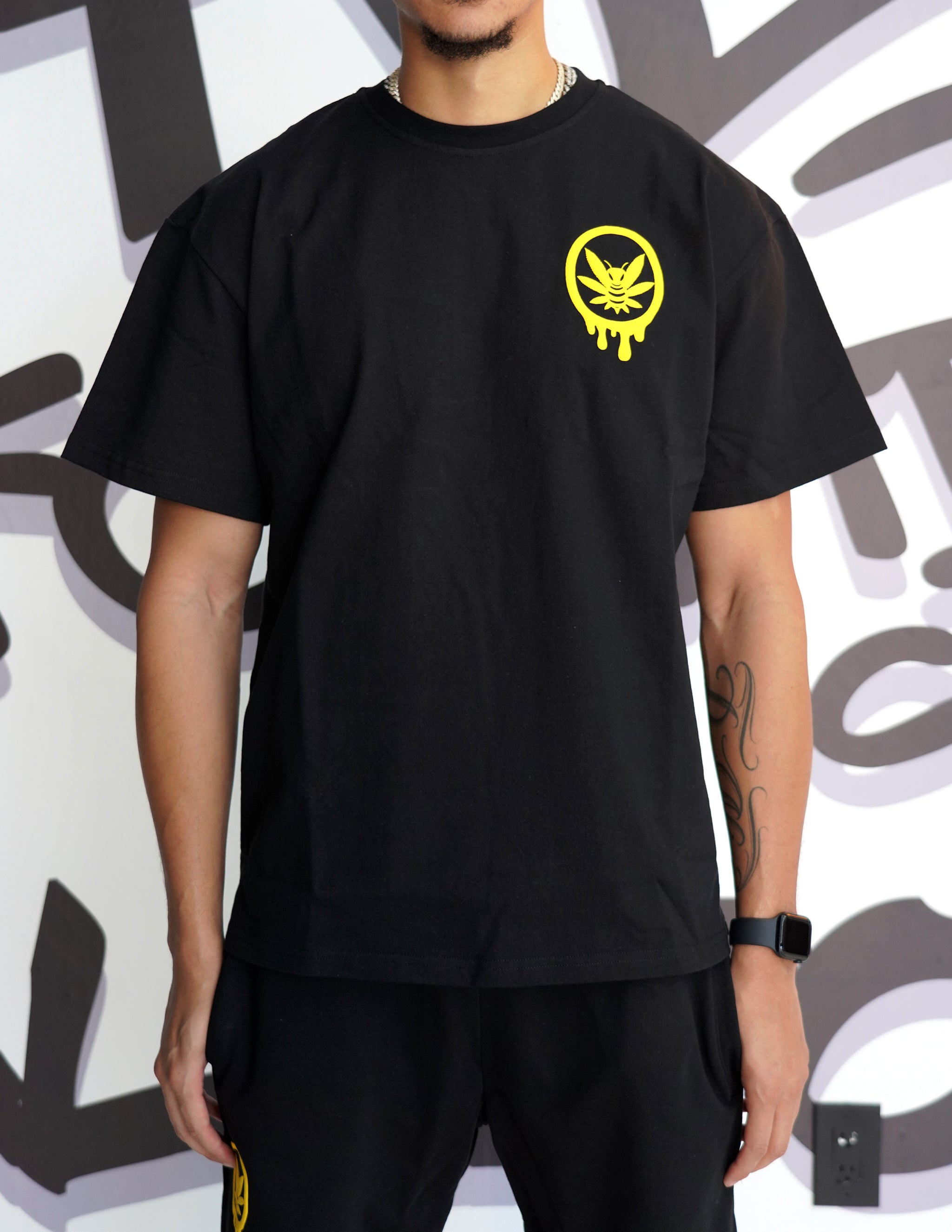 Bee Logo T-Shirt Black